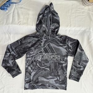 Adidas Boys Hoodie Medium Polyester great condition